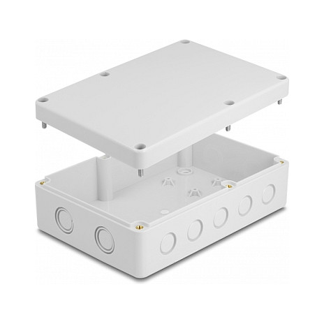 Instalacijsko kućište DELOCK 180 x 125 x 57 mm sivo (IP65)-1