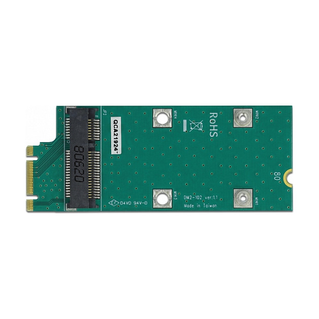 Delock Adapter M.2 Key B+M na Mini PCIe utor (PCIe / USB)-2