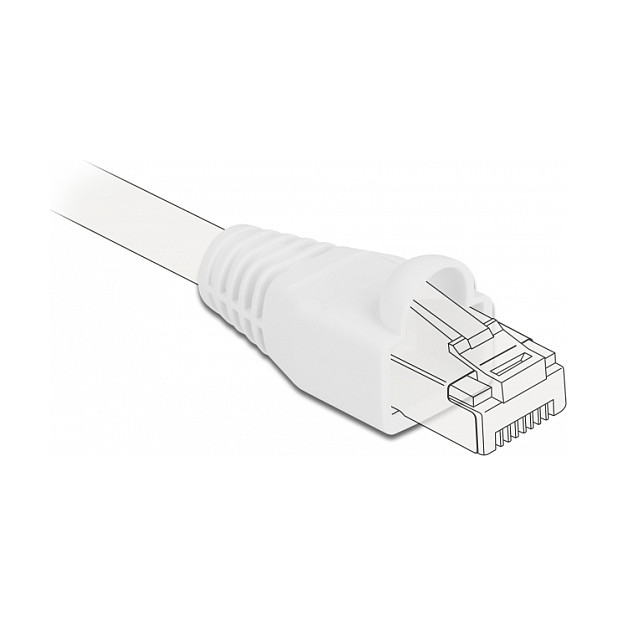 Zaštitne kapice DELOCK za RJ45 konektor, 20 komada, bijela boja-2