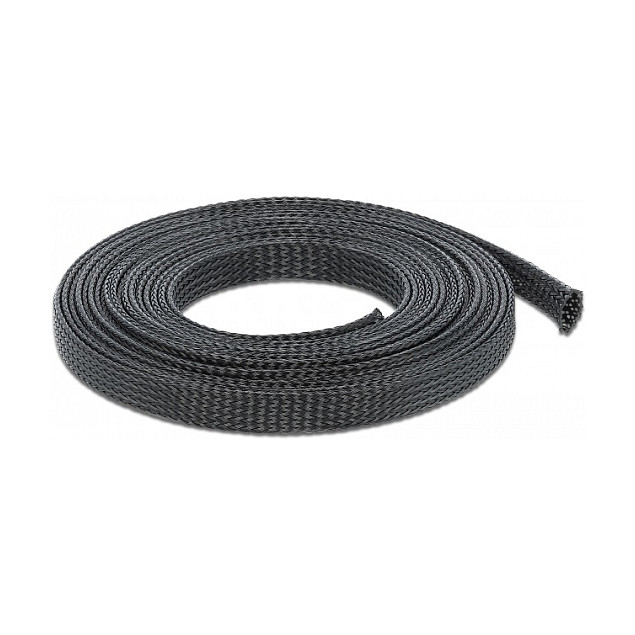 Pleteni bužir DELOCK 10 m x 12 mm crna boja (18902)