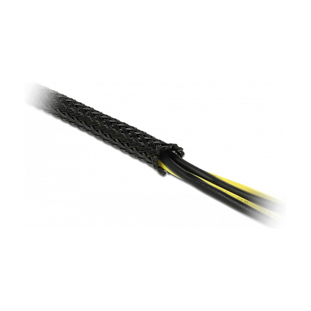 Pleteni bužir DELOCK 10 m x 12 mm crna boja (18902)-1