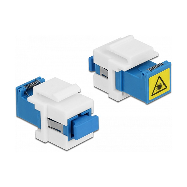 DELOCK Keystone Modul SC Simplex na SC Simplex, ženski/ženski, s laserskom zaštitom