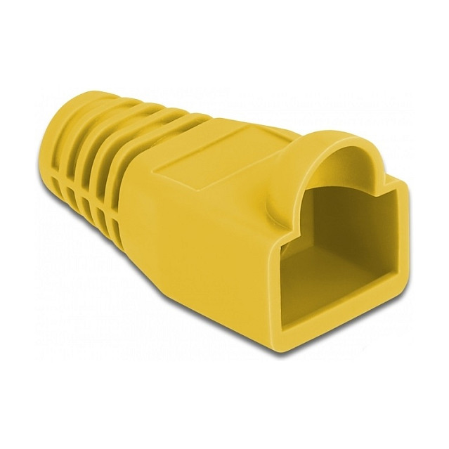 Zaštitna uvodnica DELOCK 86723 za RJ45 konektor žuta boja (20 komada)-0