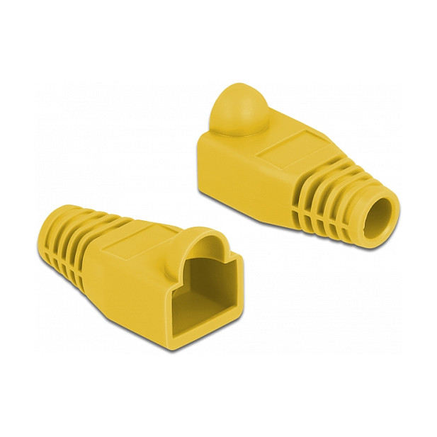 Zaštitna uvodnica DELOCK 86723 za RJ45 konektor žuta boja (20 komada)-1