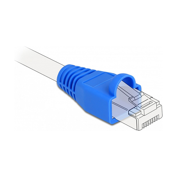 Zaštitne kapice DELOCK za RJ45 konektor (20 komada, plava boja) - 86728-2