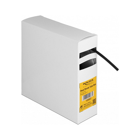 Termoskupljajući bužir DELOCK s ljepilom 31 (5 m x 3,2 mm) crna boja