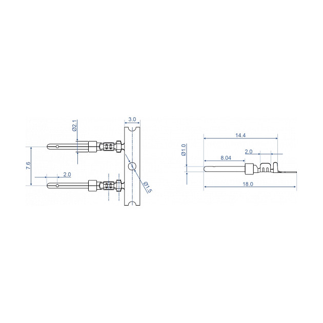 DELOCK Set krimp kontakata za D-Sub konektore 66726 (40 komada)-1