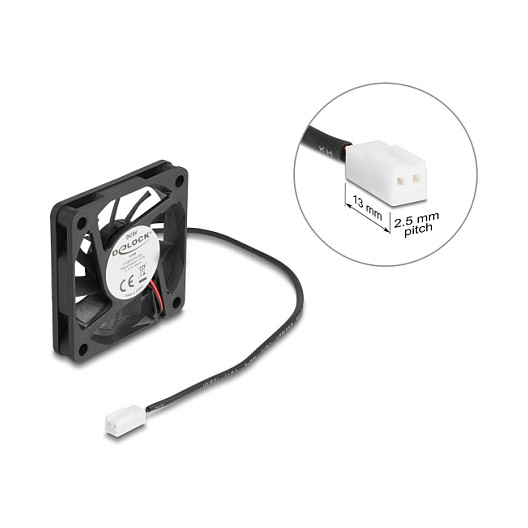 Aksijalni ventilator DELOCK 60x60x10 mm (5V DC)-2