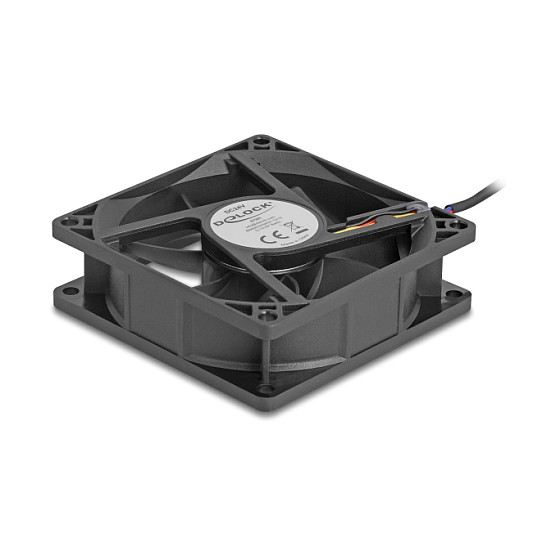 Ventilator DELOCK aksijalni 24 V DC (80 x 80 x 25 mm)-1