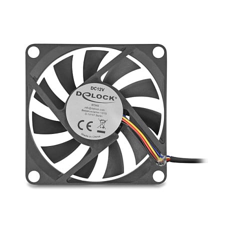 Aksijalni ventilator DELOCK 12V DC (70 x 70 x 10 mm)