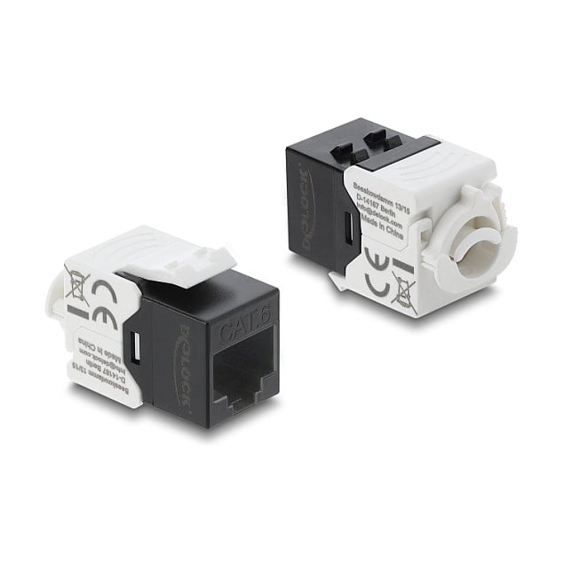 Delock Keystone Modul RJ45 (Ž) na LSA Cat.6 UTP, bez alata