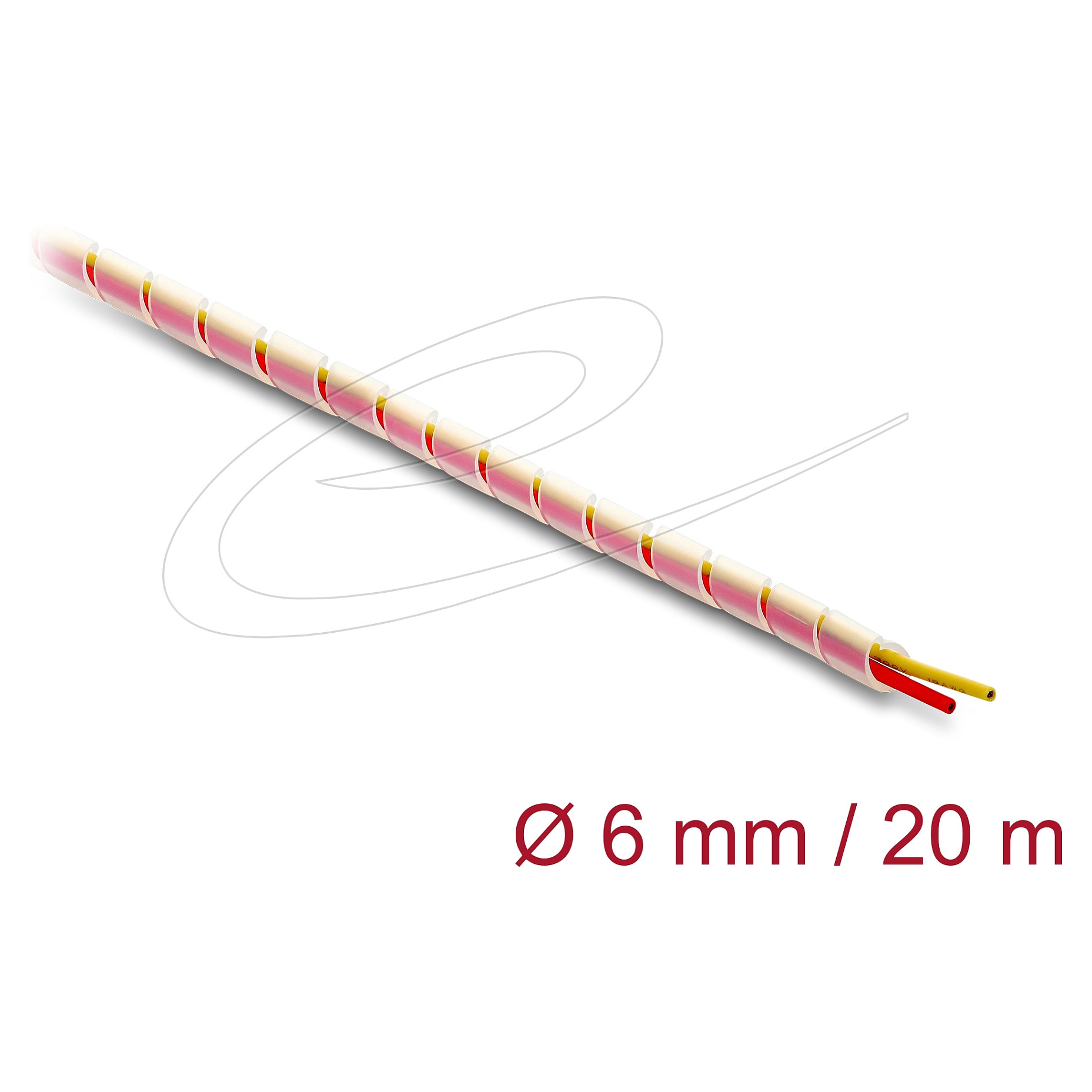 Spiralno crijevo DELOCK silikonsko, promjer 6 mm, 20 m, prozirno-0