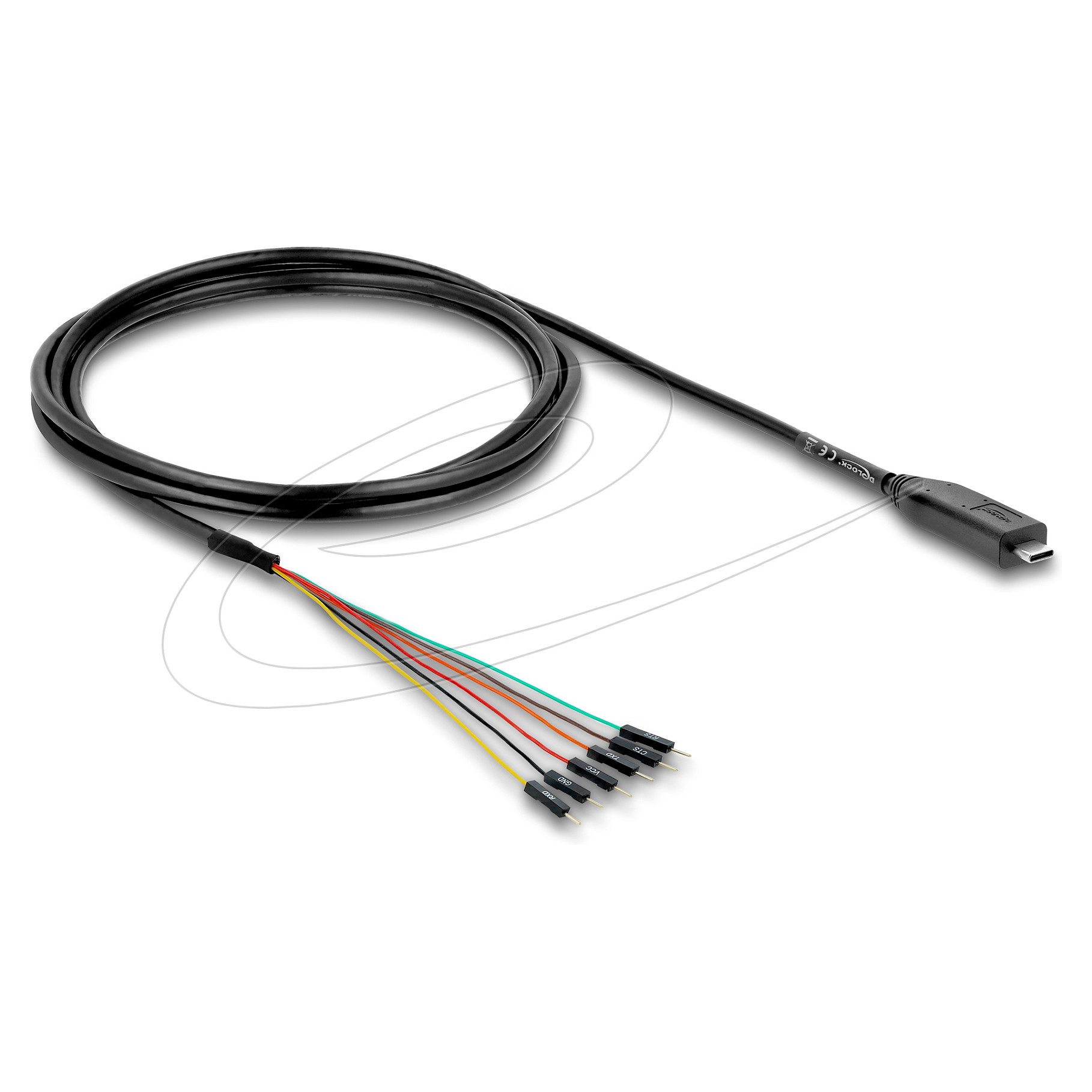Konverter DELOCK USB-C na UART TTL 3.3V (1.8m) - 64358-0