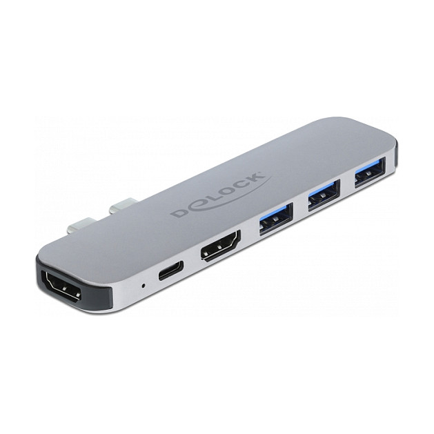 Docking stanica DELOCK 87753 za MacBook (Dual HDMI 4K, USB-C PD)-0