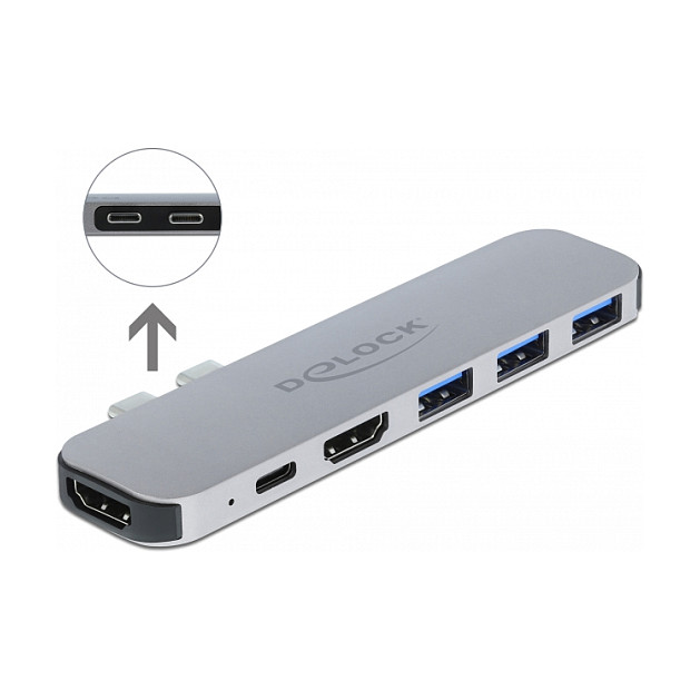 Docking stanica DELOCK 87753 za MacBook (Dual HDMI 4K, USB-C PD)-4