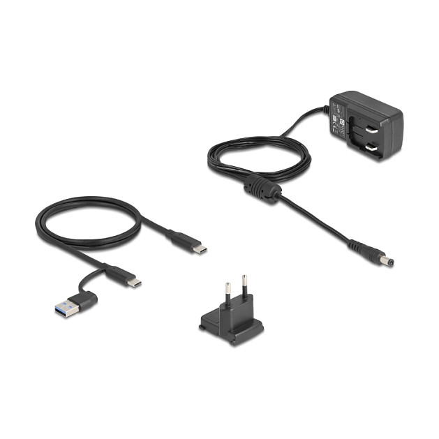 Delock USB 10Gbps priključna stanica za 2.5"/3.5" SATA i M.2 NVMe/SATA SSD s ventilatorom-2