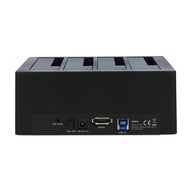 DELOCK 64063 docking stanica za 4x SATA HDD/SSD s funkcijom kloniranja-2
