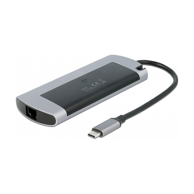DELOCK USB-C Docking stanica s M.2 utorom (4K HDMI, LAN, PD 3.0)-3
