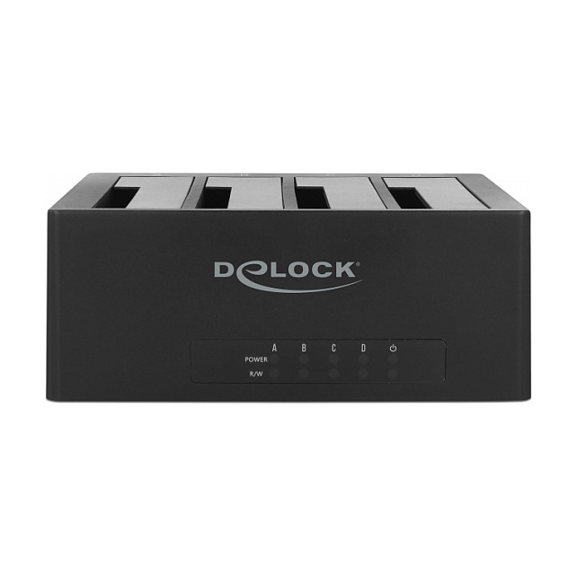 Docking stanica DELOCK za 4x SATA HDD/SSD s funkcijom kloniranja USB-C (63930)-0