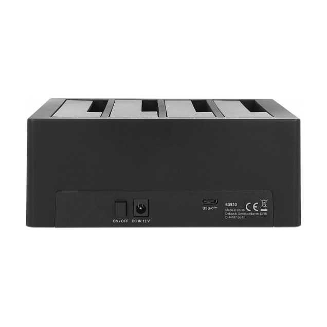 Docking stanica DELOCK za 4x SATA HDD/SSD s funkcijom kloniranja USB-C (63930)-5