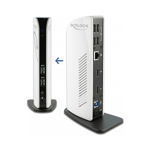 Docking station DELOCK 87771 USB-C (Dual HDMI, LAN, USB 3.2)-2