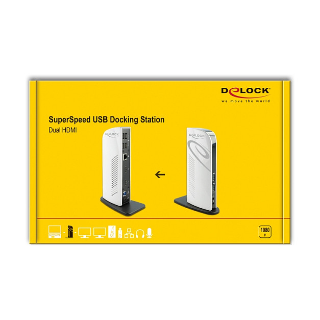 Docking station DELOCK 87771 USB-C (Dual HDMI, LAN, USB 3.2)-5