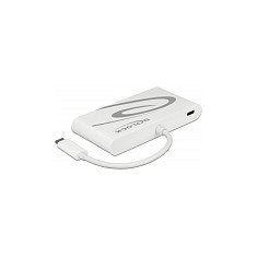 DELOCK USB-C 3.1 priključna stanica 87731 (HDMI 4K, VGA, LAN, USB PD)-2