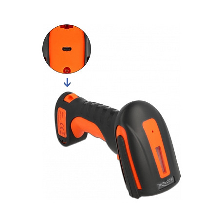Industrijski barkod skener DELOCK 90507 (1D/2D, 2.4 GHz, Bluetooth, USB)-1