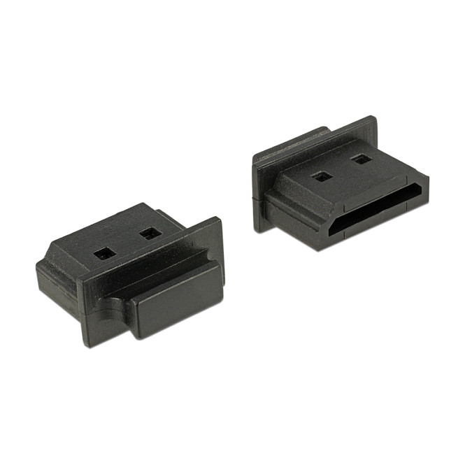 Zaštitni poklopci DELOCK 64029 za HDMI-A priključak (10 komada) crna boja-0