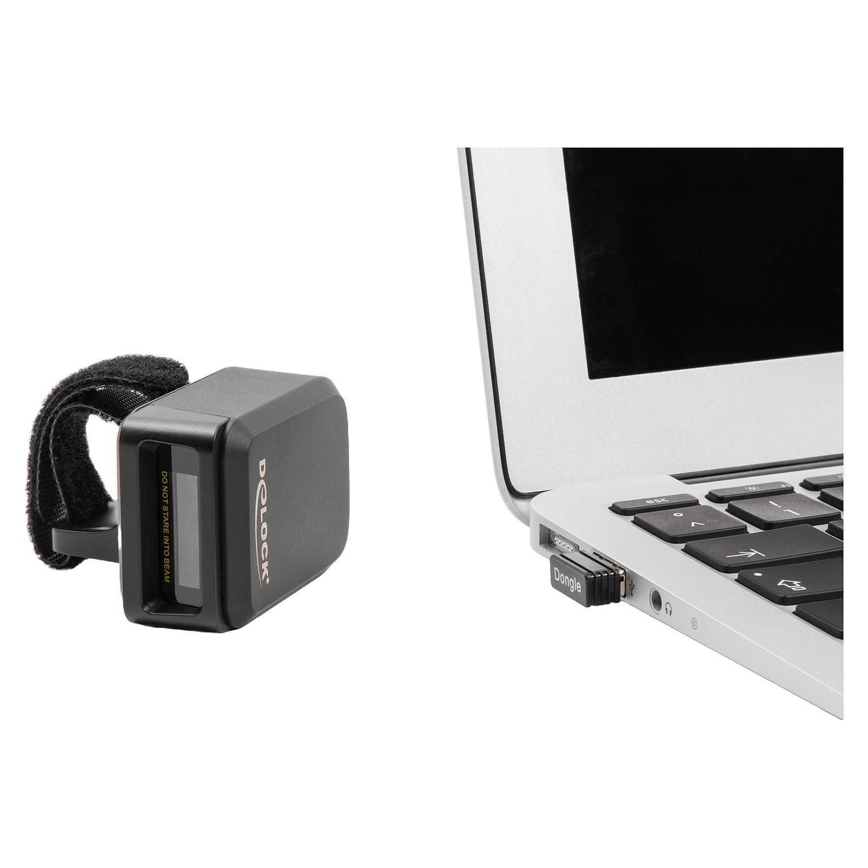Set prstenastih skenera barkodova DELOCK 90610 1D/2D Bluetooth (2 komada sa stanicom za punjenje)-6
