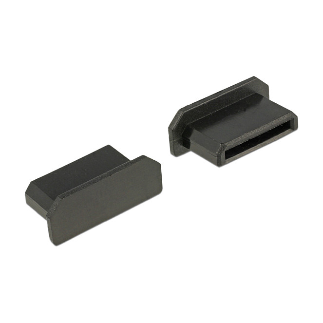 DELOCK zaštitni poklopci za HDMI mini-C priključak (10 komada) crna boja-0