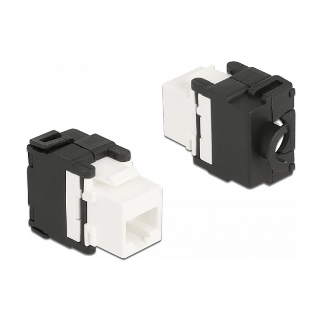 Delock Keystone Modul RJ45 (Ž) na LSA Cat.6A, 180°, tool-free