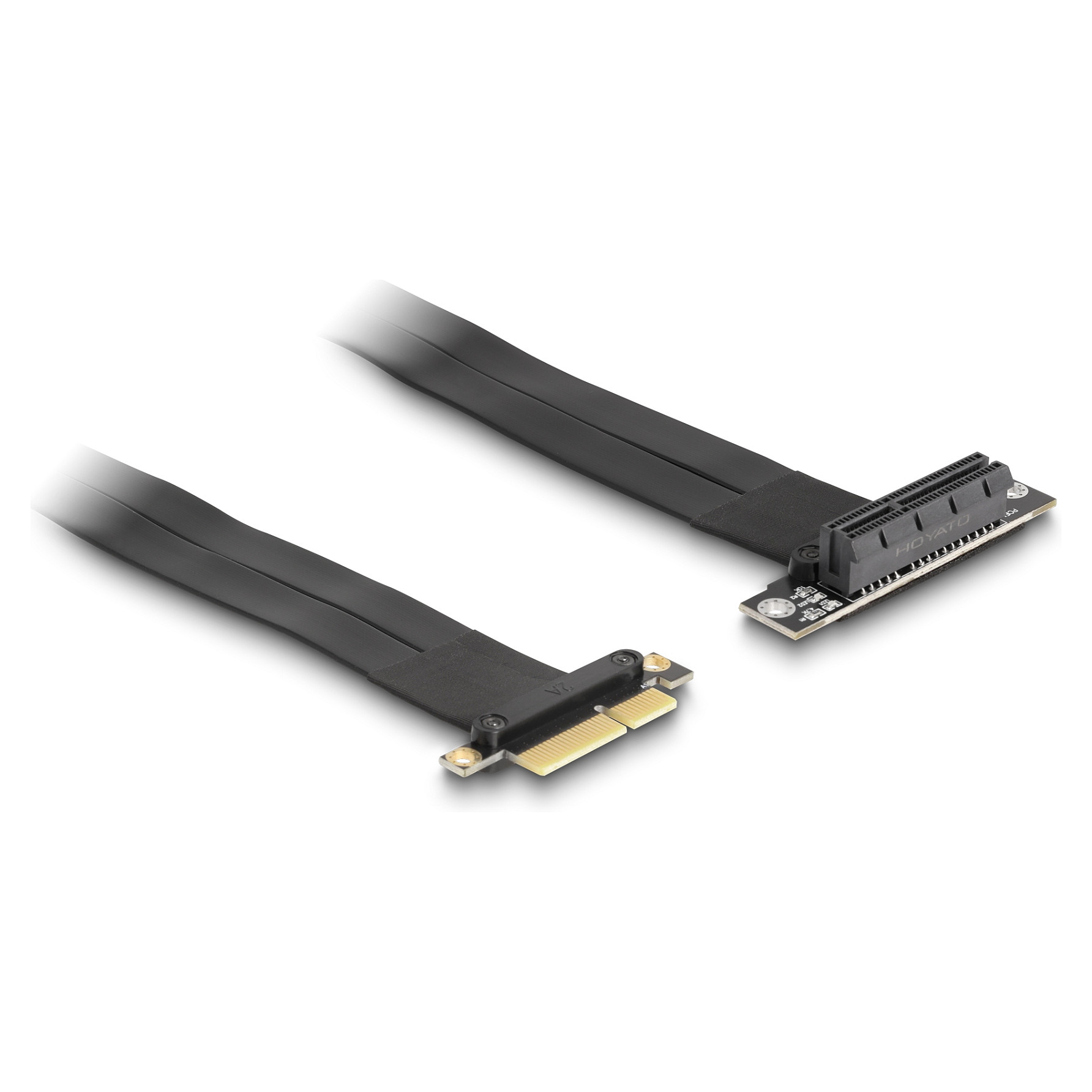 Delock Riser kartica PCI Express x4 na x4, kutna 90°, s kabelom 30 cm