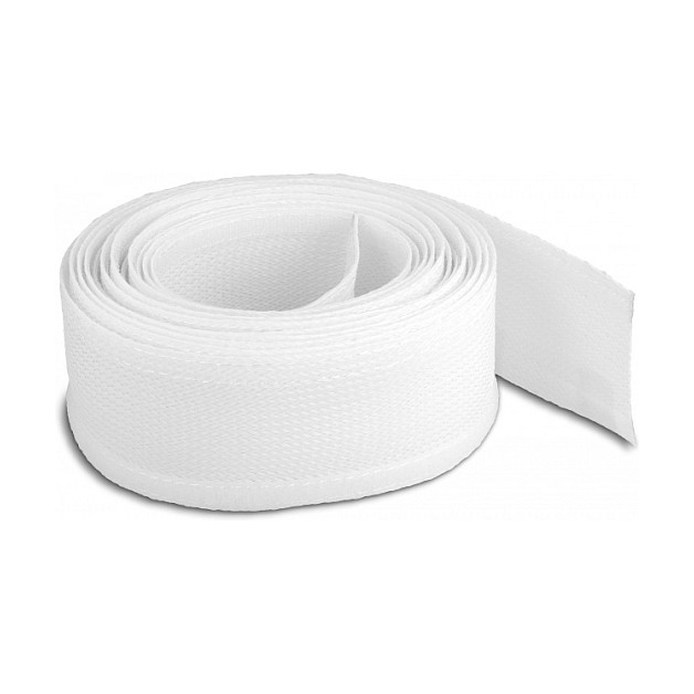 Organizator kabela DELOCK pleteni bužir s čičkom (5 m x 19 mm) bijela boja