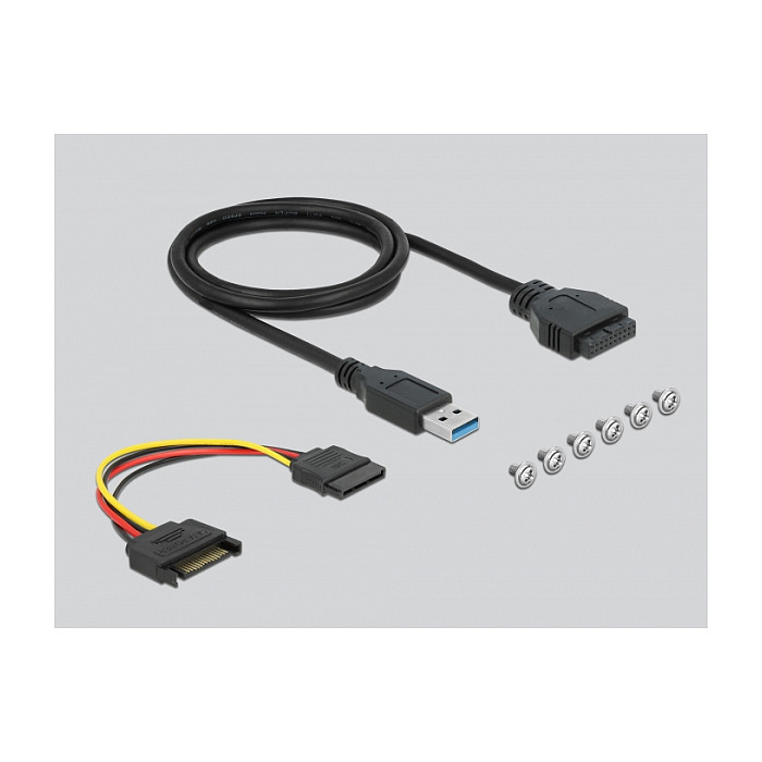 Delock 3.5″ prednji panel 1x USB-C 2x USB-A (5 Gbps), čitač SD/Micro SD kartica-3