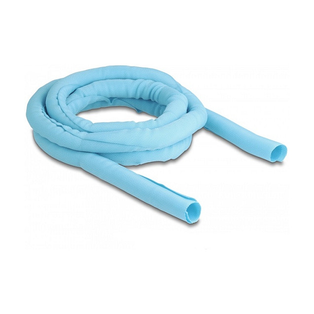 Pleteni bužir DELOCK samozatvarajući 2 m x 19 mm plava boja-0