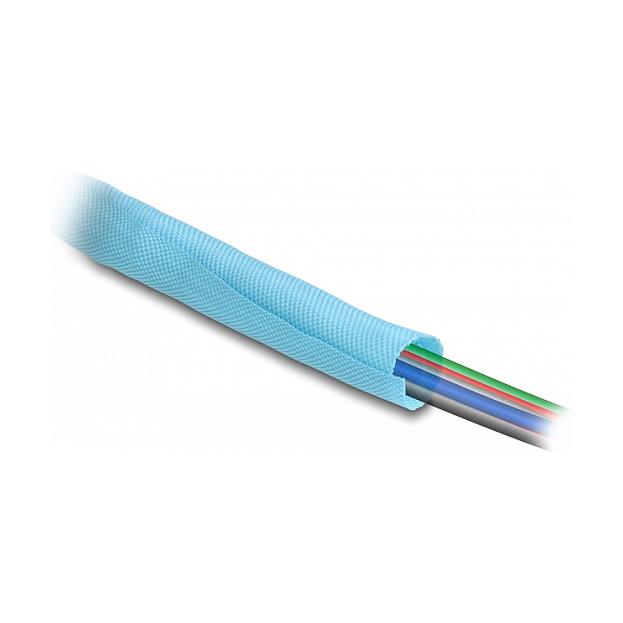 Pleteni bužir DELOCK samozatvarajući 2 m x 19 mm plava boja-2