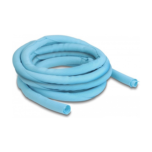 Pleteni bužir za kabele DELOCK samozatvarajući 5 m x 10 mm plava boja