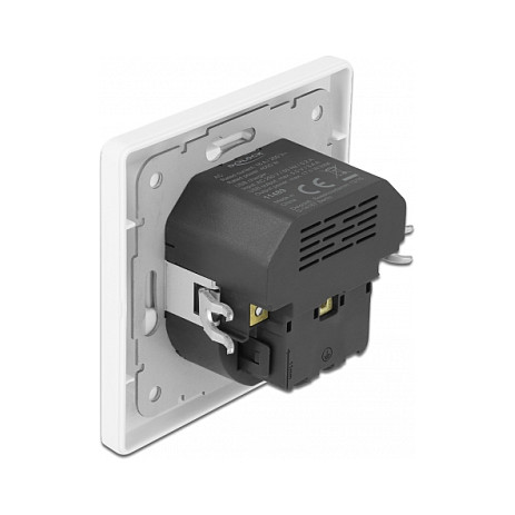 Ugradbena utičnica DELOCK s 2 USB priključka za punjenje (USB-A + USB-C)-1