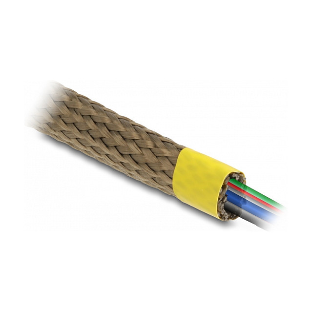 Pleteni bužir DELOCK od bazaltnih vlakana 2 m x 25 mm smeđa boja-2