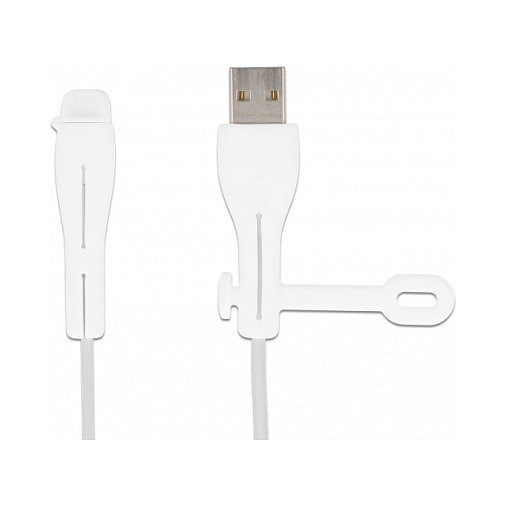 Zaštitne kapice DELOCK za USB-A i USB-C muški konektor (set 2 kom) bijela boja-1