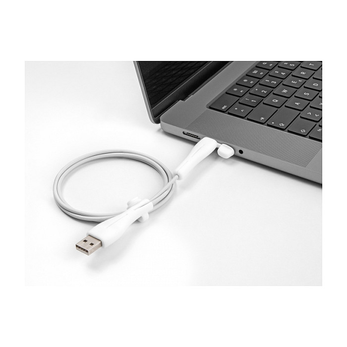 Zaštitne kapice DELOCK za USB-A i USB-C muški konektor (set 2 kom) bijela boja-2