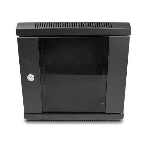 Mrežni ormar DELOCK 43417, 10", 6U, staklena vrata, crna boja-1