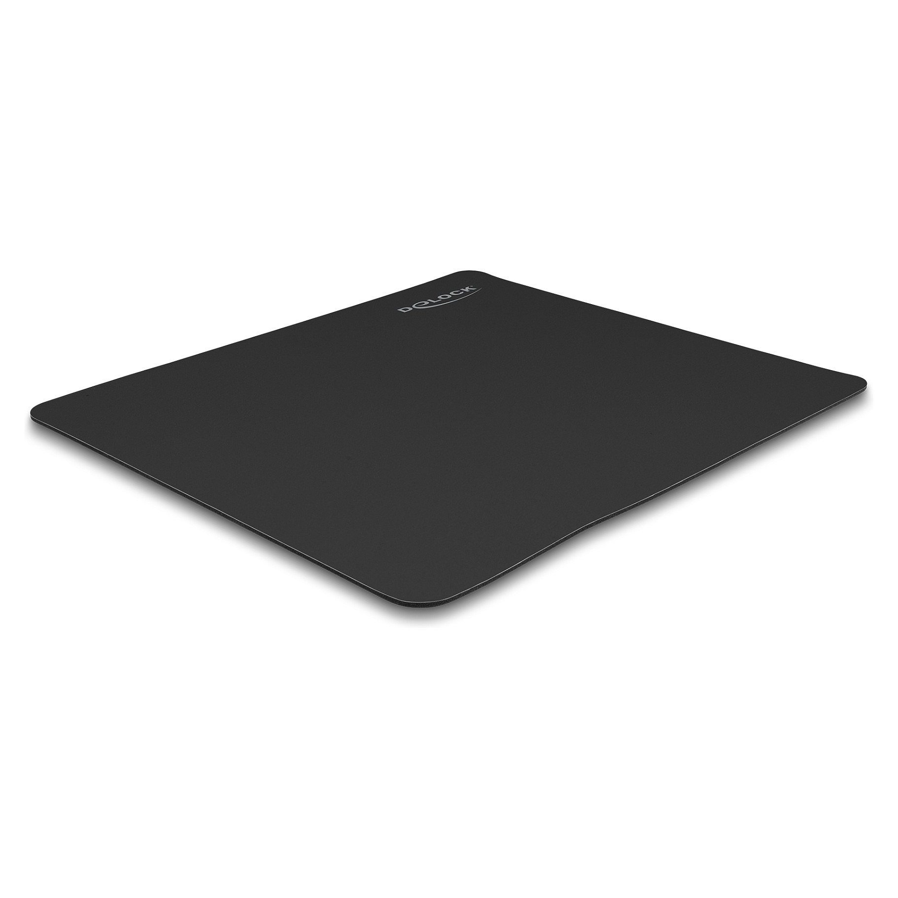 Podloga za miš DELOCK 450 x 400 mm sa staklenim premazom, crna boja-0