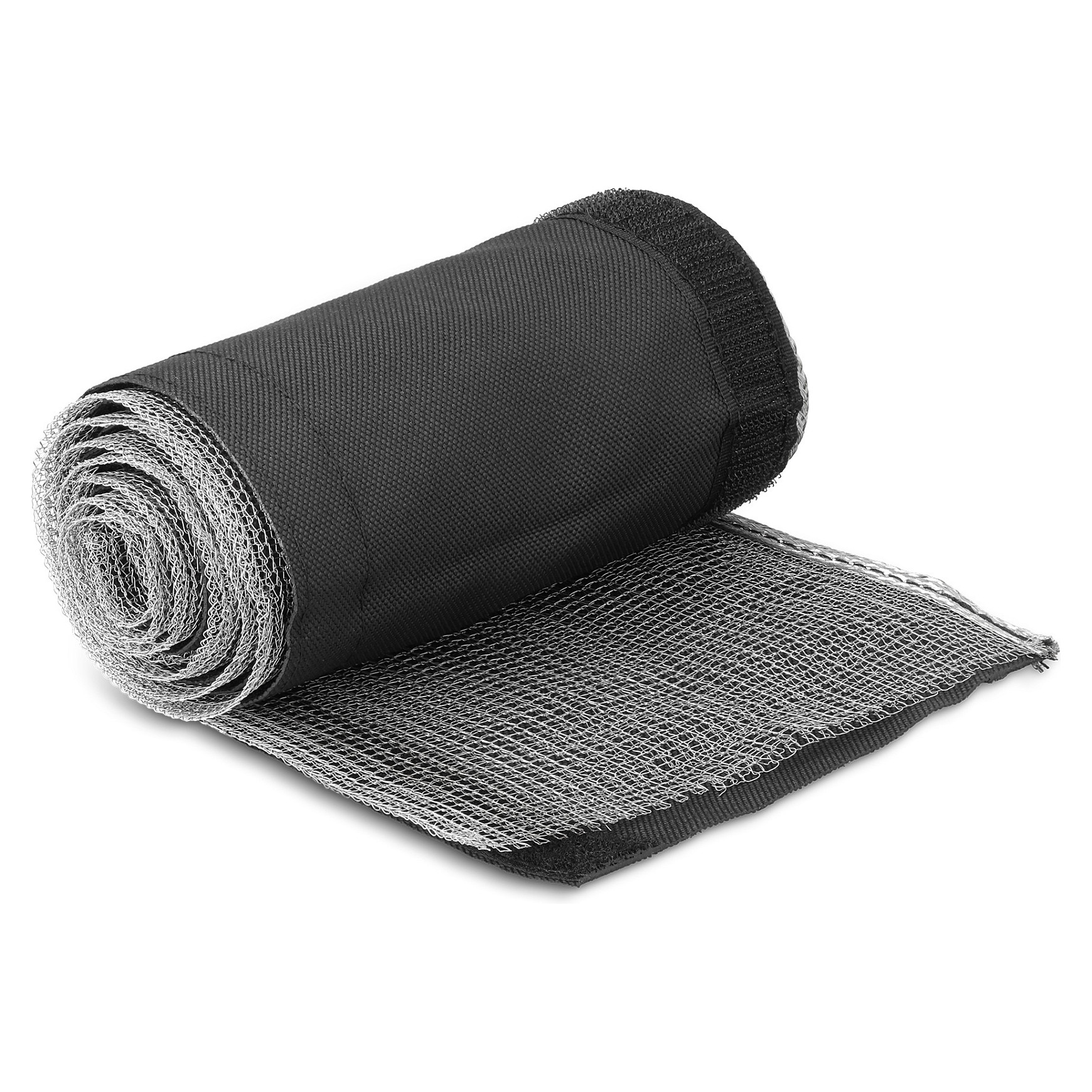 Pleteni bužir DELOCK s čičak trakom 1 m x 30 mm crna boja-0