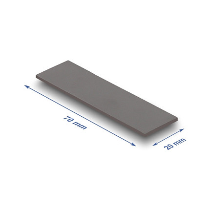 Delock termalna podloga za M.2 module, 70 x 20 x 1.75 mm, 3.2 W/mK-0