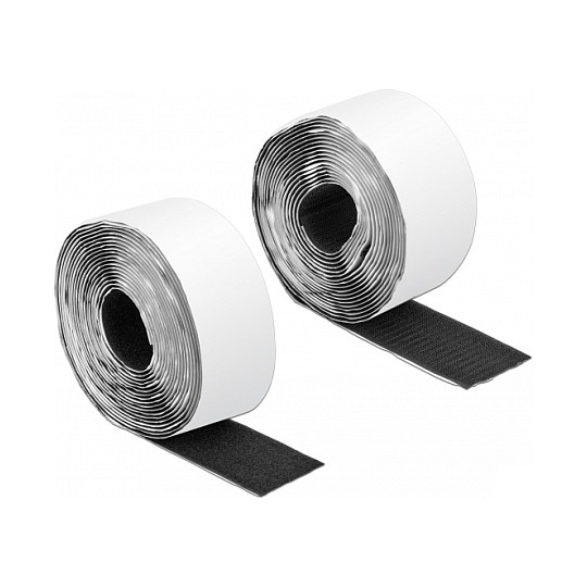 DELOCK samoljepljiva čičak traka 5 m x 50 mm crna boja