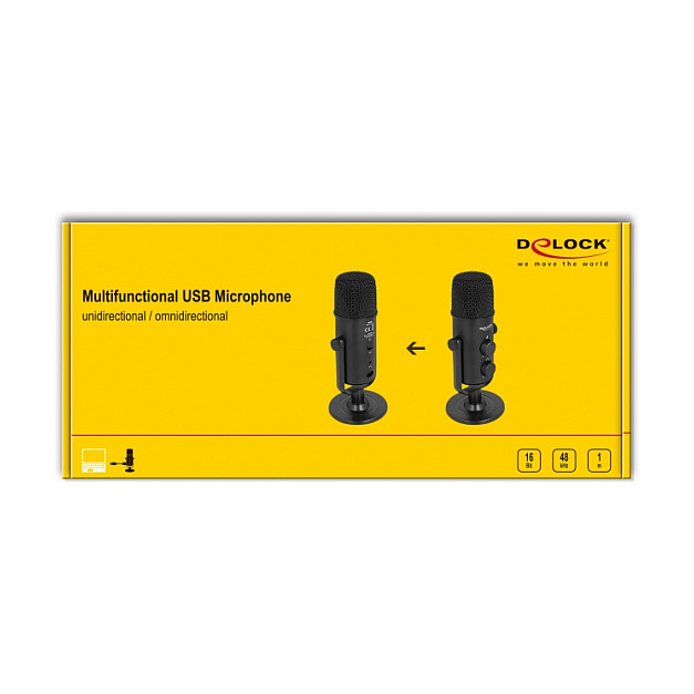 Mikrofon DELOCK 66822 USB s dvostrukom kapsulom i 3.5mm izlazom za slušalice-4