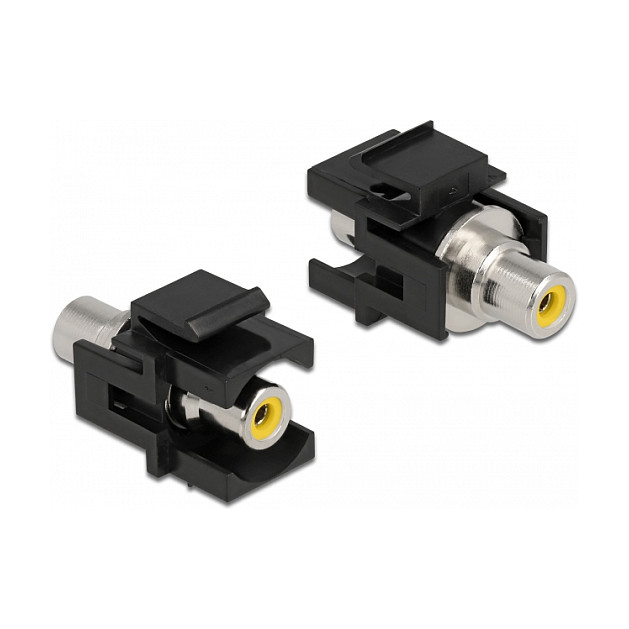 Delock Keystone Modul RCA spojnica, žuta/crna