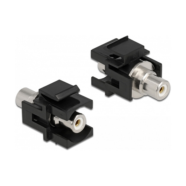 Delock Keystone Modul RCA (Ž) na RCA (Ž), bijeli/crni-0